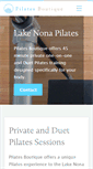 Mobile Screenshot of pilatesboutiquefl.com